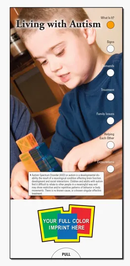 Living with Autism Slide Chart