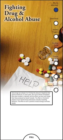 Fighting Drug & Alcohol Abuse Slide Chart