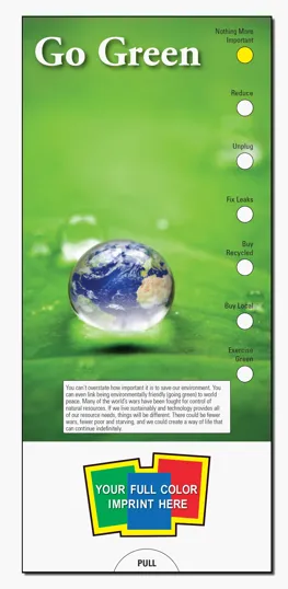 Go Green Slide Chart