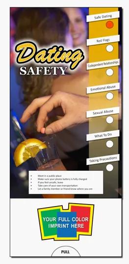 Dating Safety Slide Chart and Information Guide