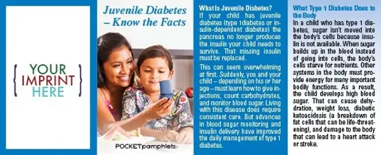 Juvenile Diabetes Pocket Pamphlet