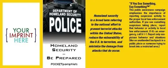 Homeland Security Pocket Pamphlet