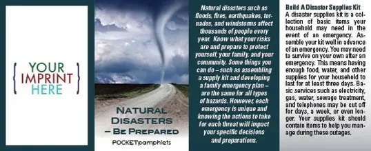 Natural Disasters Pocket Pamphlet