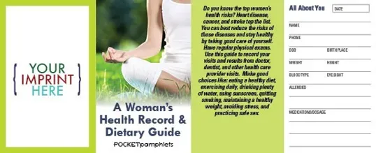 Pocket Pamphlet: A Woman's Health Record & Dietary Guide