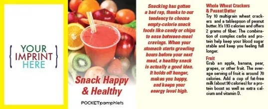 Snack Happy & Healthy Pocket Pamphlet
