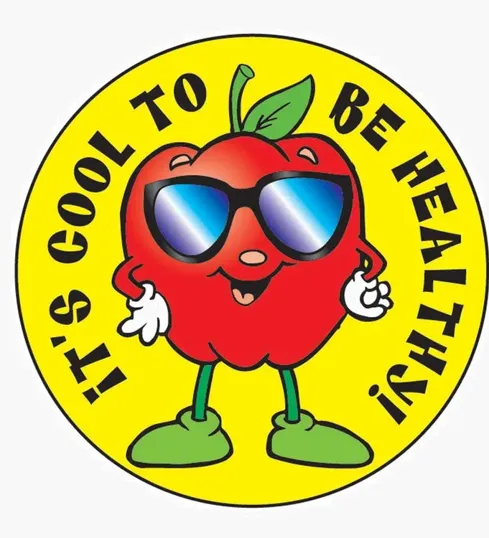 It's Cool to be Healthy! Sticker Roll