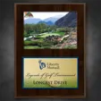 Picture Plaque Walnut Finish