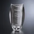 Oceanic Crystal Vase, 12"