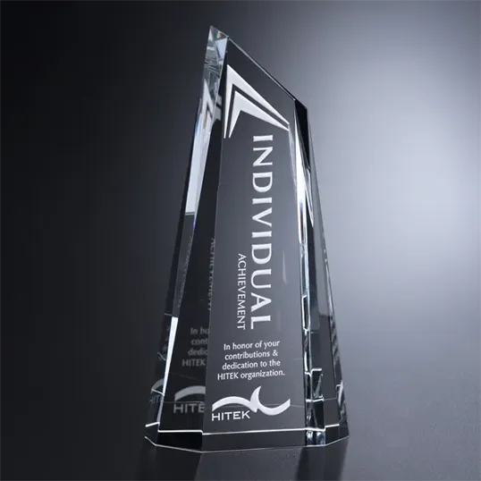 Enfield Crystal Standup Award — view 2