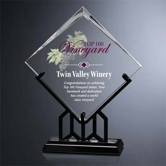 Wright Diamond Award, Optical Crystal and Metal — view 2