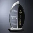 Beacon Award – Black Glass & Optical Crystal — view 2