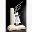 Corinthian Optical Crystal and Cultured Stone Column Award