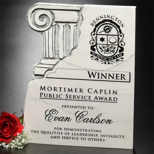 Chiseled Column Plaque, 8 x 10 — view 2