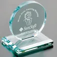Cromwell Circle Jade Crystal Award