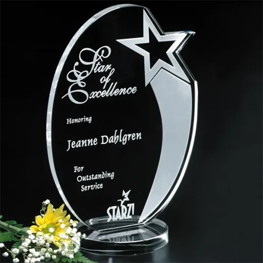 Royal Star Optical Crystal Award — view 2