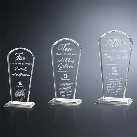 Crosby Arch Years of Service Crystal Award — view 8