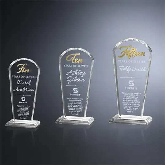 Crosby Arch Years of Service Crystal Award — view 9