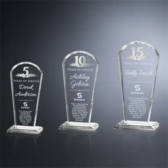 Crosby Arch Years of Service Crystal Award — view 10