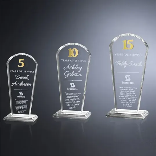 Crosby Arch Years of Service Crystal Award — view 12
