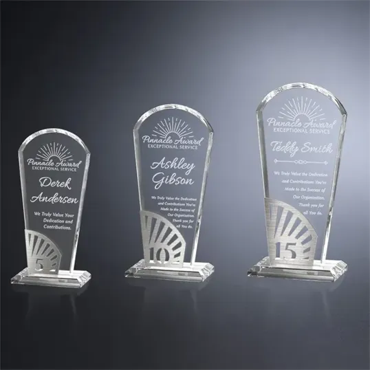 Crosby Arch Years of Service Crystal Award — view 13