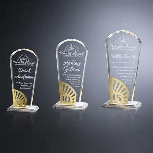Crosby Arch Years of Service Crystal Award — view 14