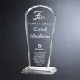 Crosby Arch Years of Service Crystal Award — view 3
