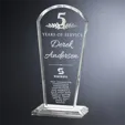 Crosby Arch Years of Service Crystal Award — view 4