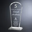 Crosby Arch Years of Service Crystal Award — view 6