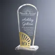 Crosby Arch Years of Service Crystal Award