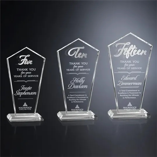 Crosby Pentagon Years of Service Crystal Award — view 8
