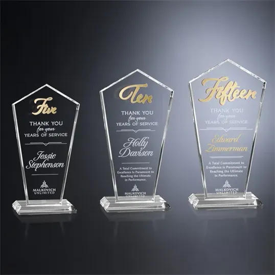 Crosby Pentagon Years of Service Crystal Award — view 9