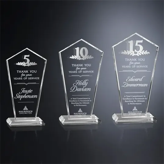 Crosby Pentagon Years of Service Crystal Award — view 10