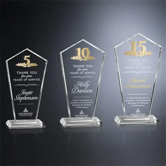 Crosby Pentagon Years of Service Crystal Award — view 11