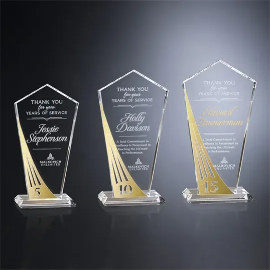 Crosby Pentagon Years of Service Crystal Award — view 13