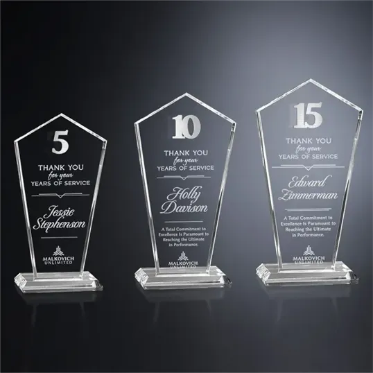 Crosby Pentagon Years of Service Crystal Award — view 14