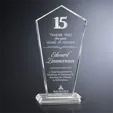 Crosby Pentagon Years of Service Crystal Award