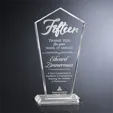 Crosby Pentagon Years of Service Crystal Award — view 2