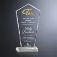 Crosby Pentagon Years of Service Crystal Award — view 3