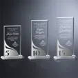 Crosby Rectangle Crystal Years of Service Award — view 13