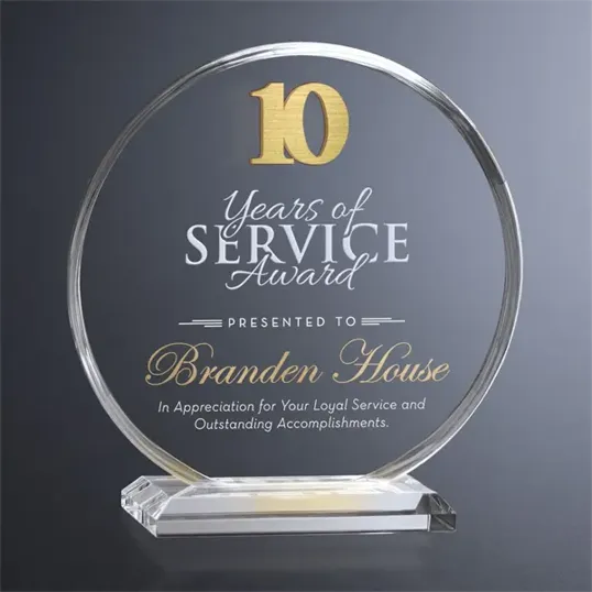 Crosby Circle Crystal Years of Service Award — view 5