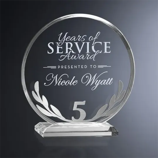 Crosby Circle Crystal Years of Service Award — view 6