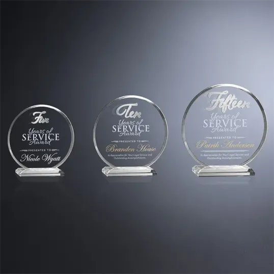 Crosby Circle Crystal Years of Service Award — view 7