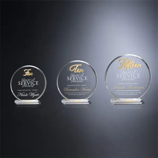 Crosby Circle Crystal Years of Service Award — view 8