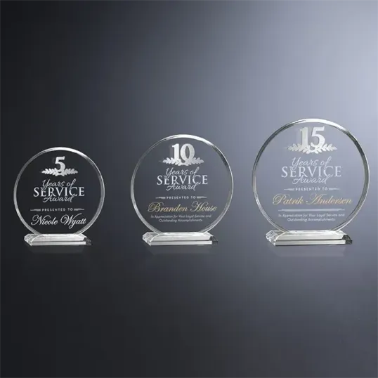 Crosby Circle Crystal Years of Service Award — view 9