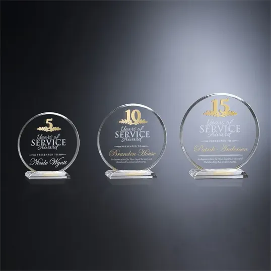 Crosby Circle Crystal Years of Service Award — view 10