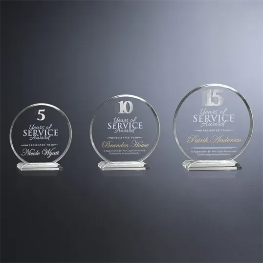 Crosby Circle Crystal Years of Service Award — view 11