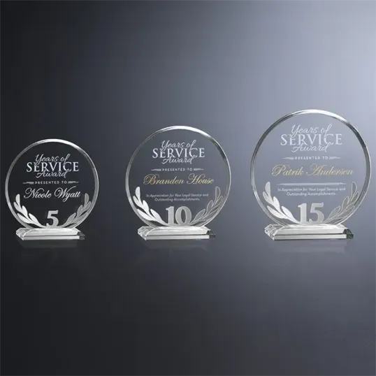 Crosby Circle Crystal Years of Service Award — view 12