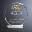 Crosby Circle Crystal Years of Service Award — view 3