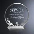 Crosby Circle Crystal Years of Service Award — view 6