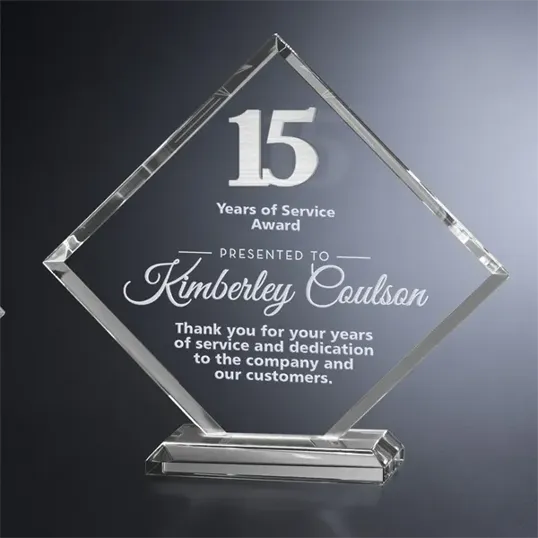 Crosby Square Crystal Years of Service Award — view 5